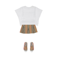 Short de marin en coton à rayures iconiques - Archive Beige