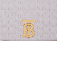 Petit sac Lola en cuir d'agneau bicolore matelassé - Palethis & Soft Fawn