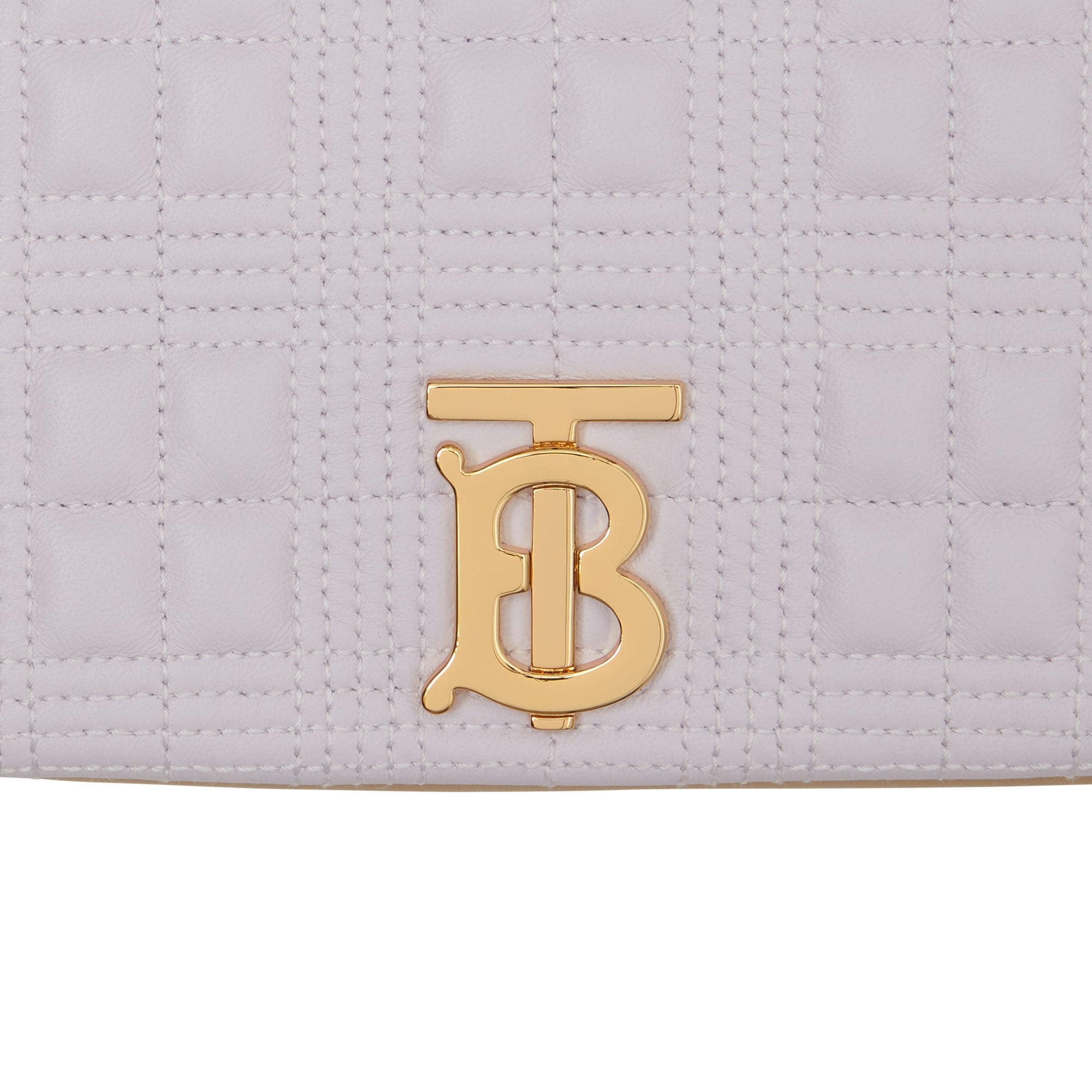 Petit sac Lola en cuir d'agneau bicolore matelassé - Palethis & Soft Fawn