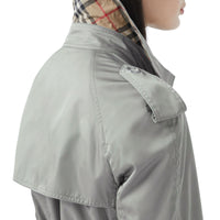 Trench en ECONYL® avec boutons pression - Cloud Grey