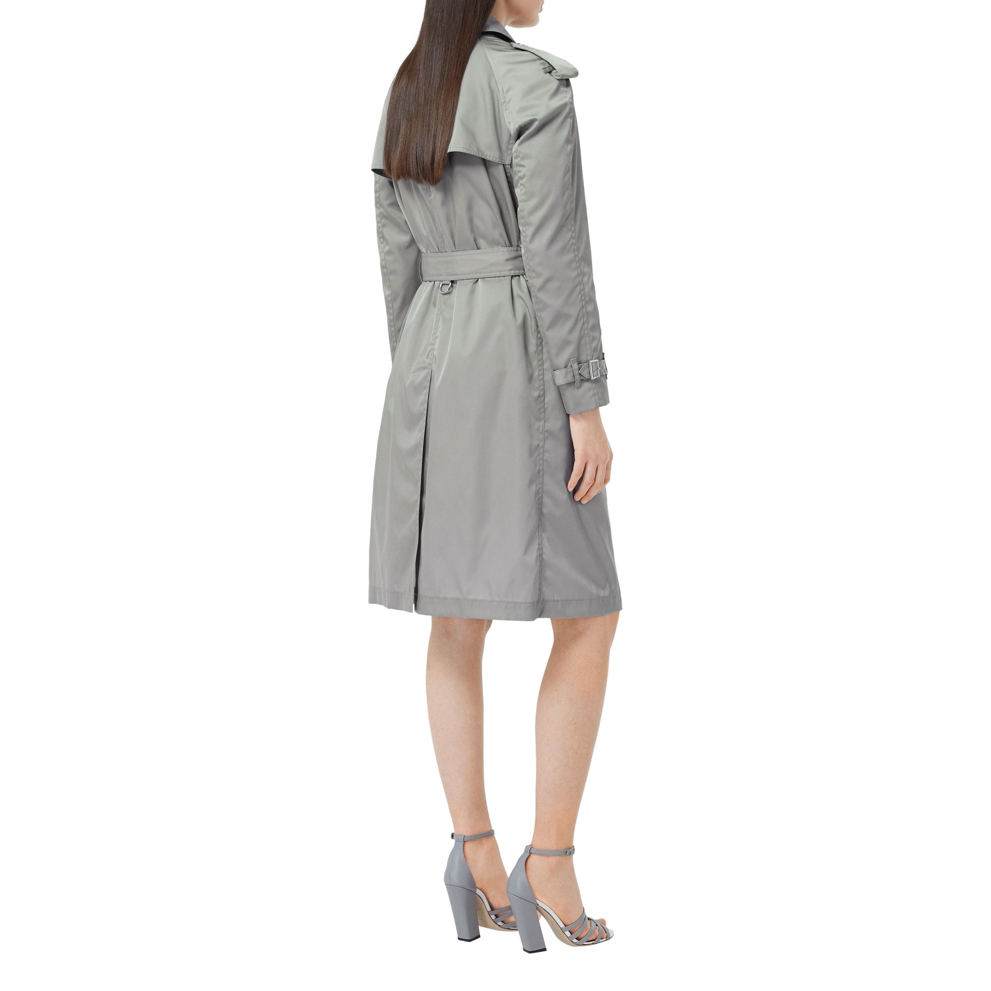 Trench en ECONYL® avec boutons pression - Cloud Grey