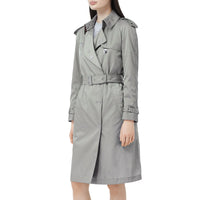 Trench en ECONYL® avec boutons pression - Cloud Grey