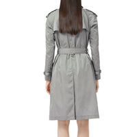 Trench en ECONYL® avec boutons pression - Cloud Grey