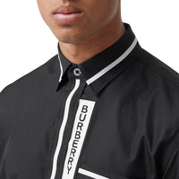 Chemise à logo appliqué - Black