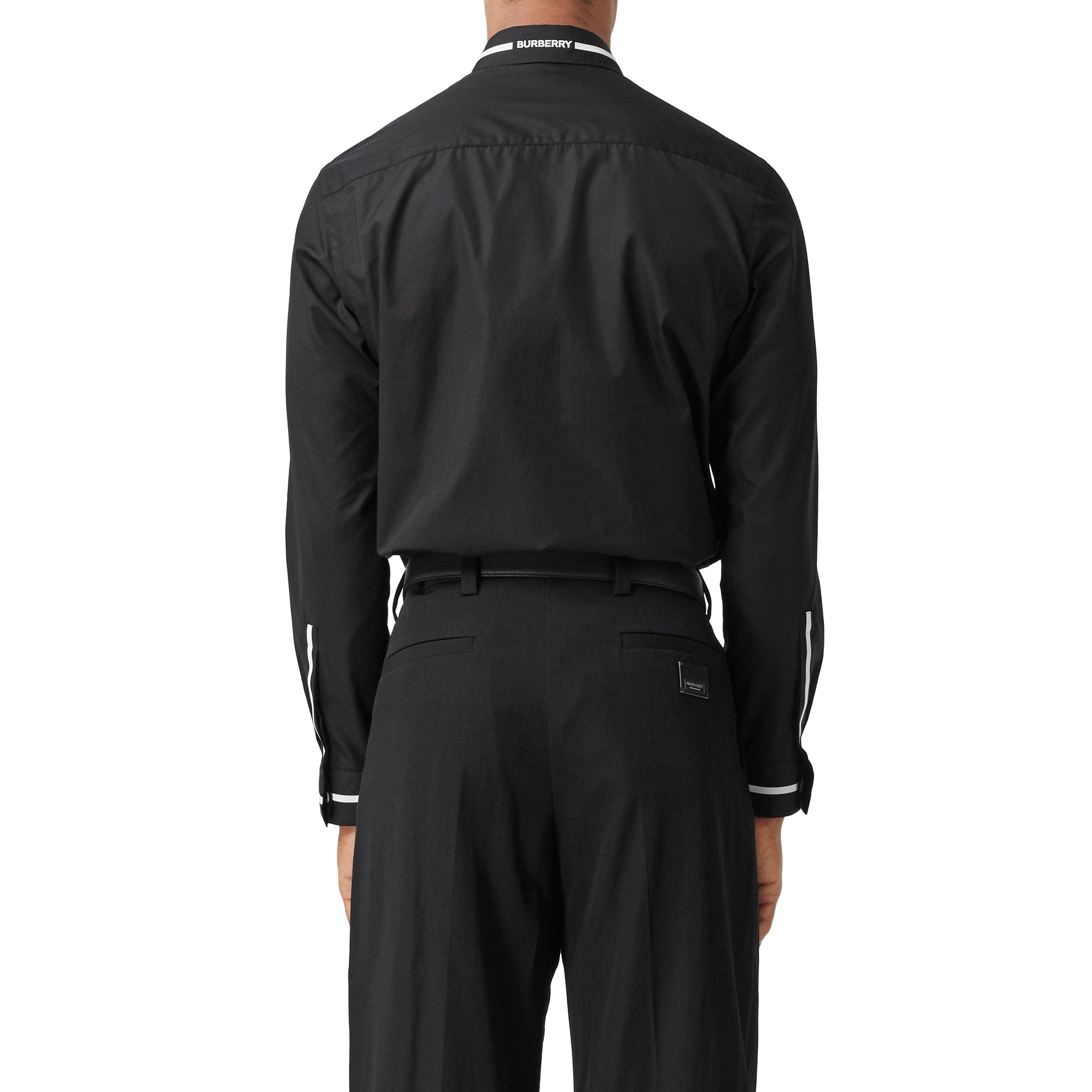 Chemise à logo appliqué - Black