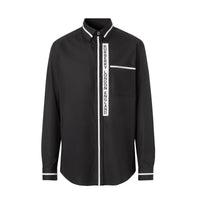 Chemise à logo appliqué - Black