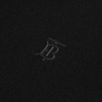 Pull en cachemire à motif monogramme - Black