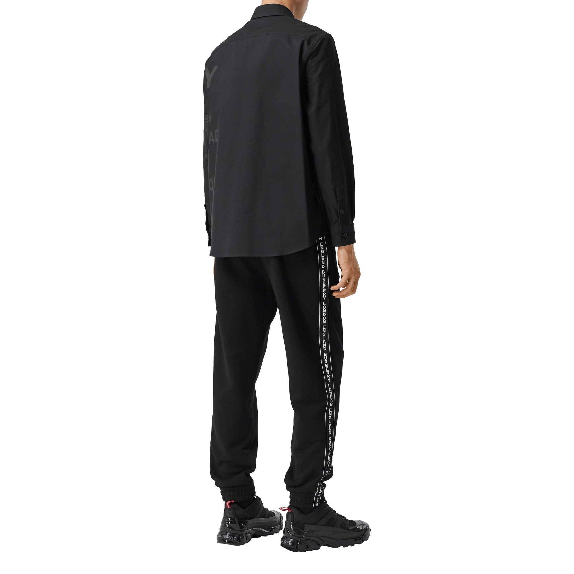 Chemise Oxford oversize en coton Horseferry - Black