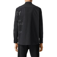 Chemise Oxford oversize en coton Horseferry - Black