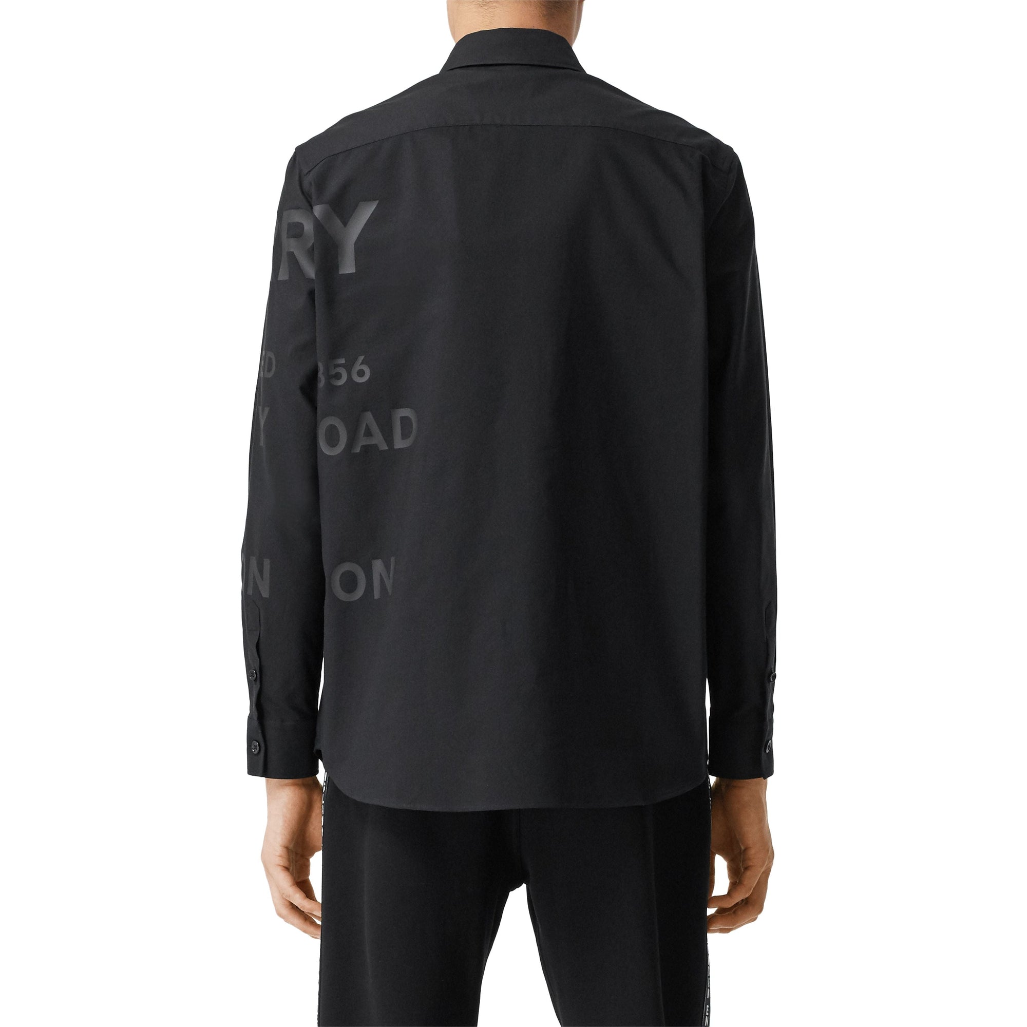 Chemise Oxford oversize en coton Horseferry - Black