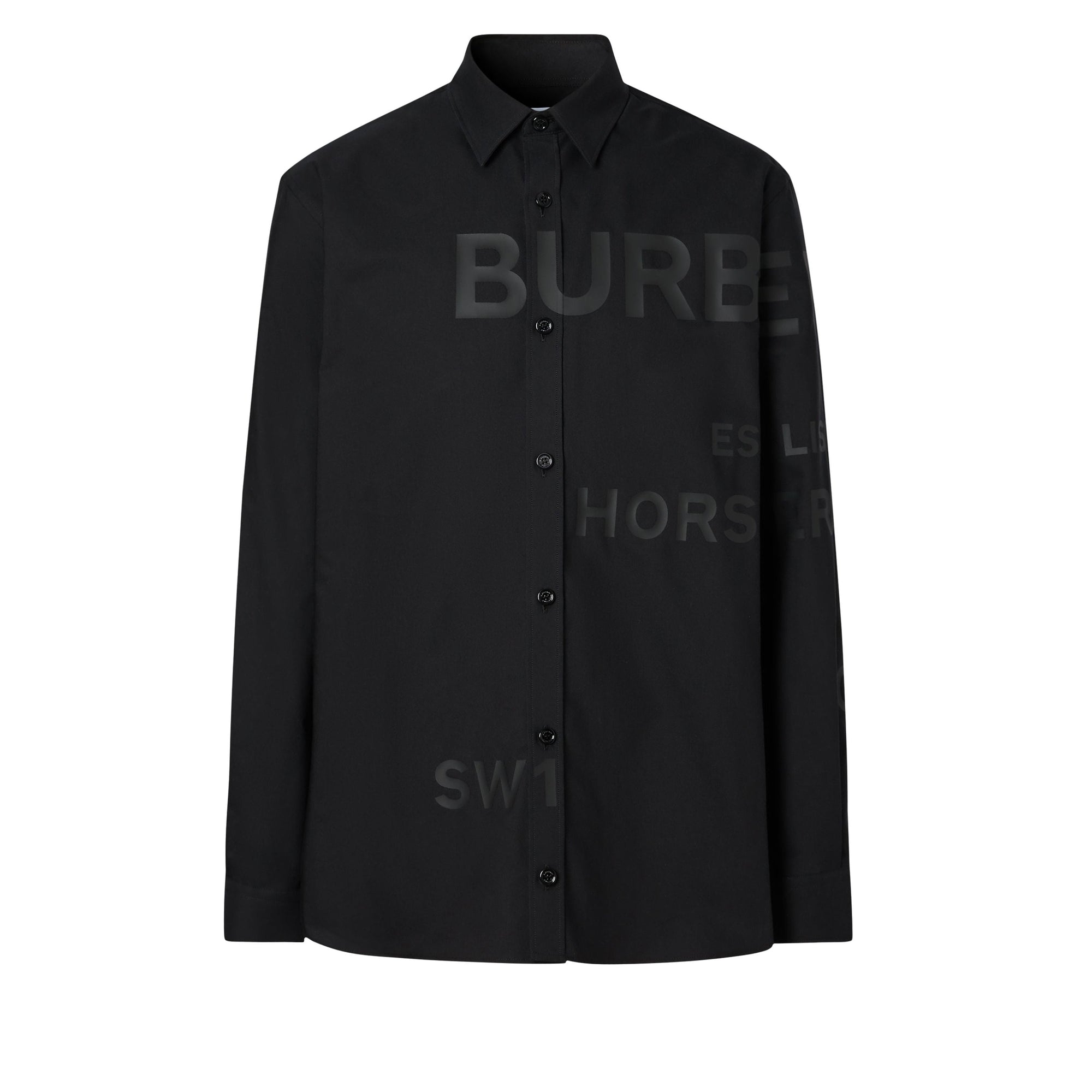 Chemise Oxford oversize en coton Horseferry - Black
