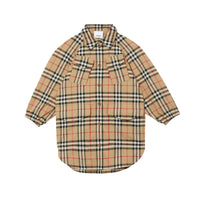 Robe chemise enfant en coton Vintage Check - Archive Beige Check
