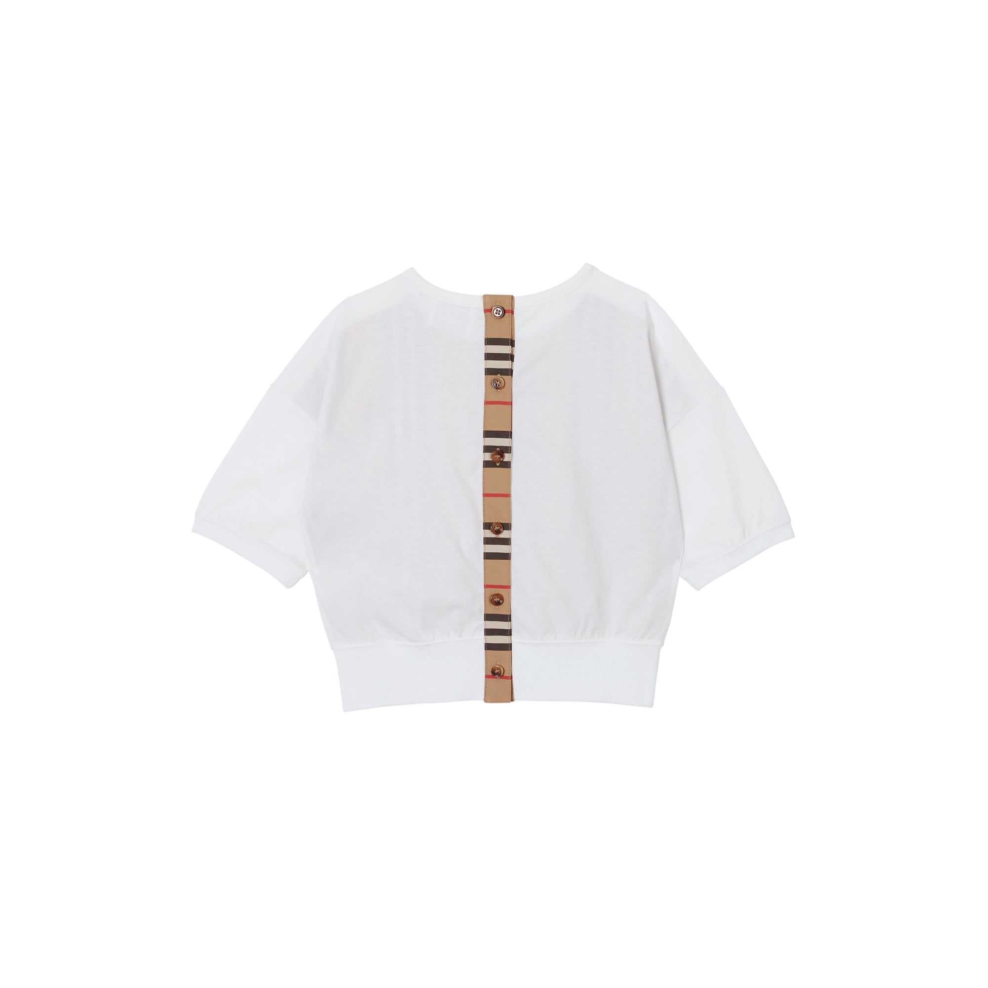 T-shirt en coton à rayures iconiques - White