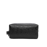 Pochette de voyage en cuir Monogram - Black
