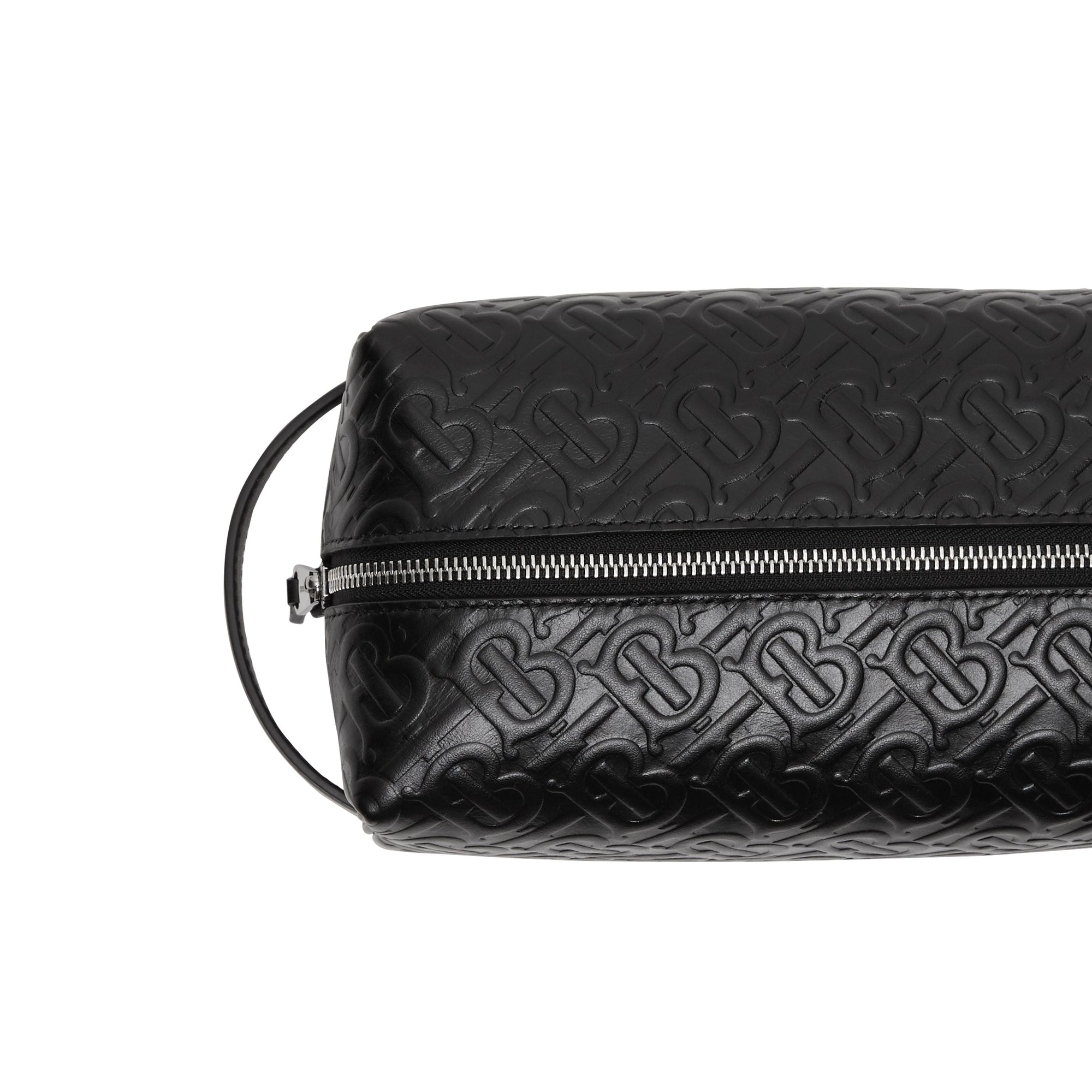 Pochette de voyage en cuir Monogram - Black