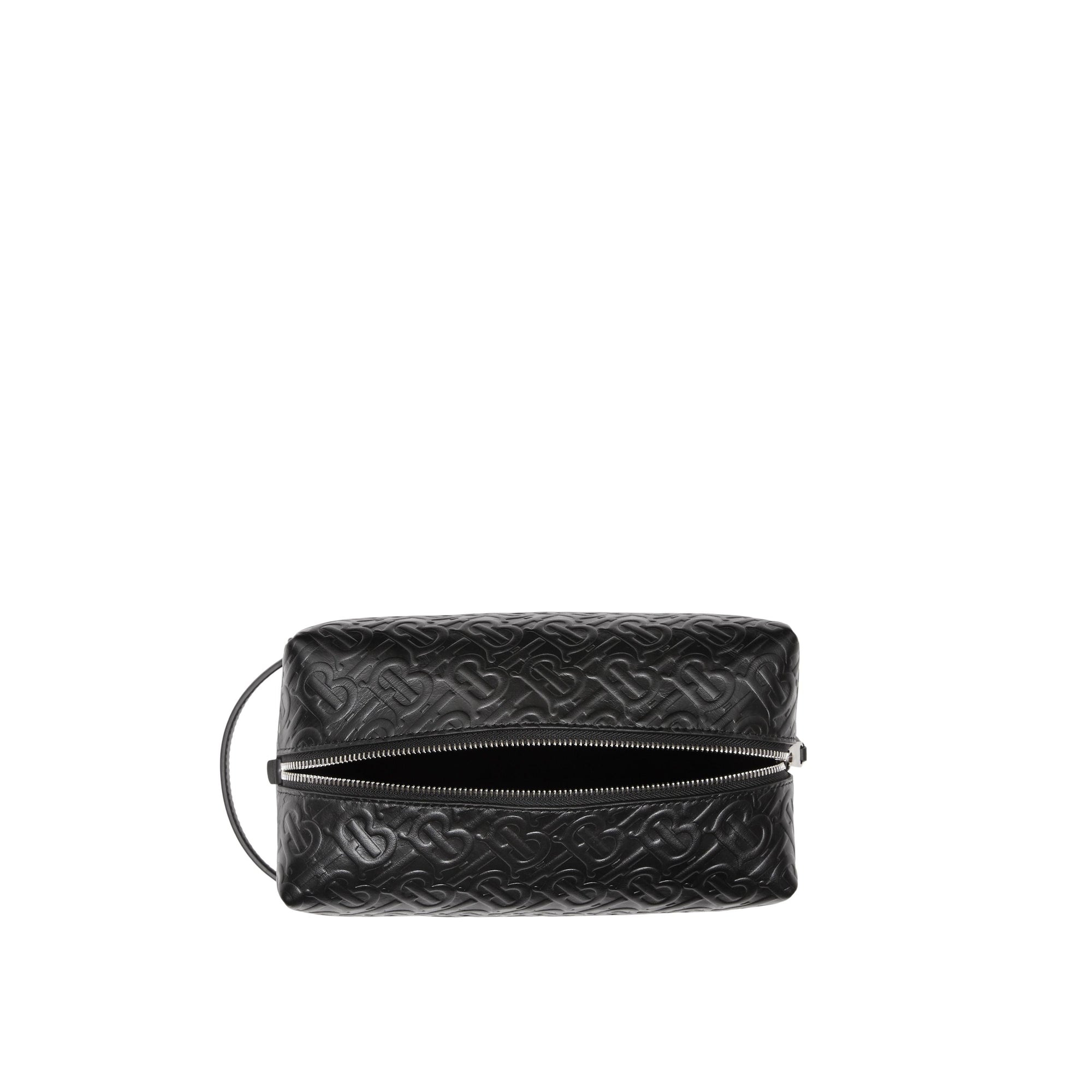 Pochette de voyage en cuir Monogram - Black
