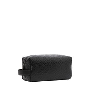 Pochette de voyage en cuir Monogram - Black