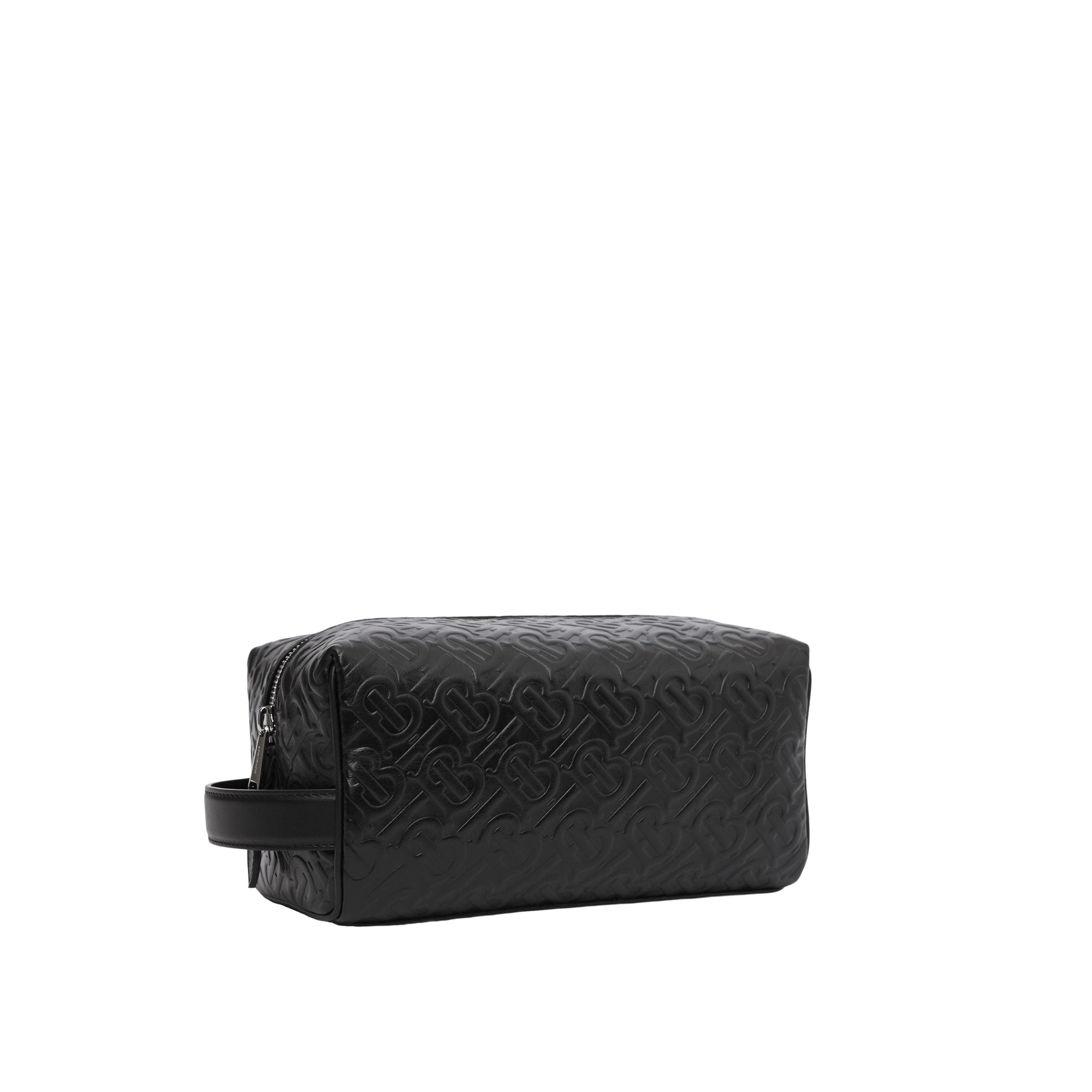 Pochette de voyage en cuir Monogram - Black