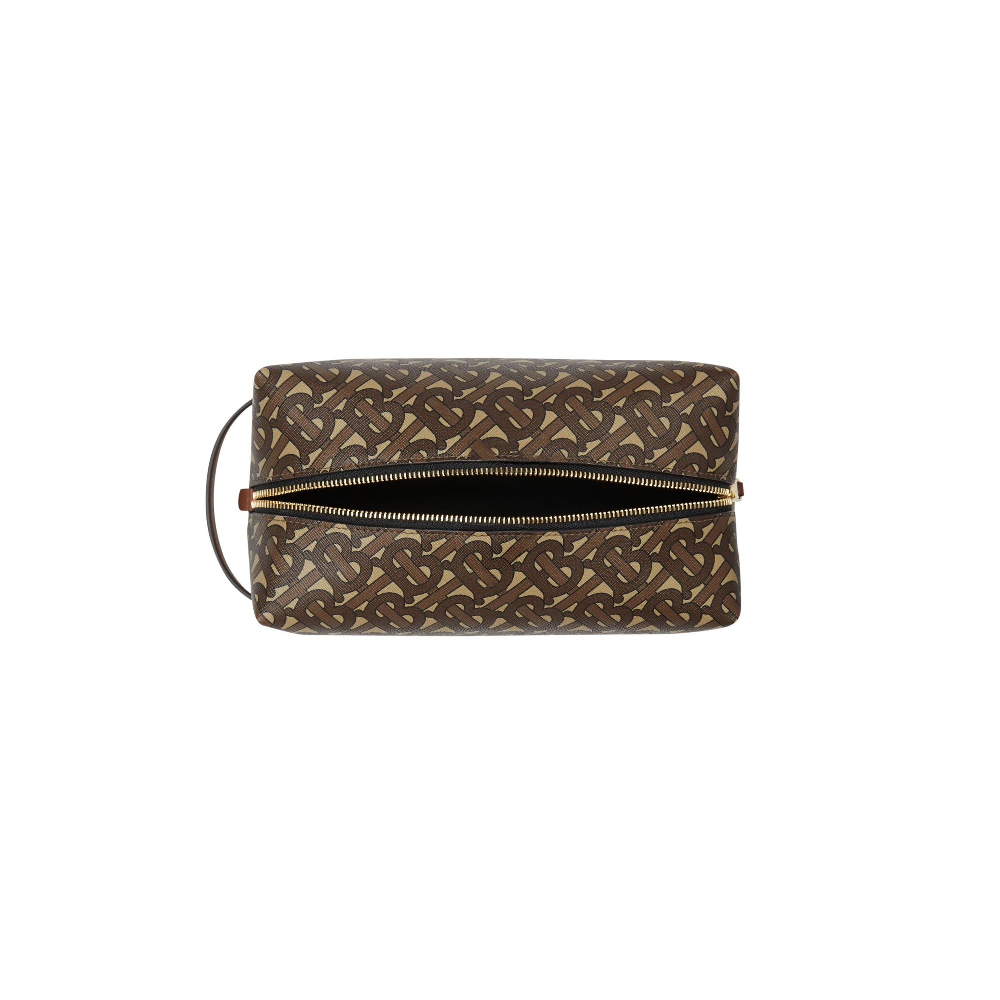 Pochette de voyage en toile écologique Monogram - Bridle Brown