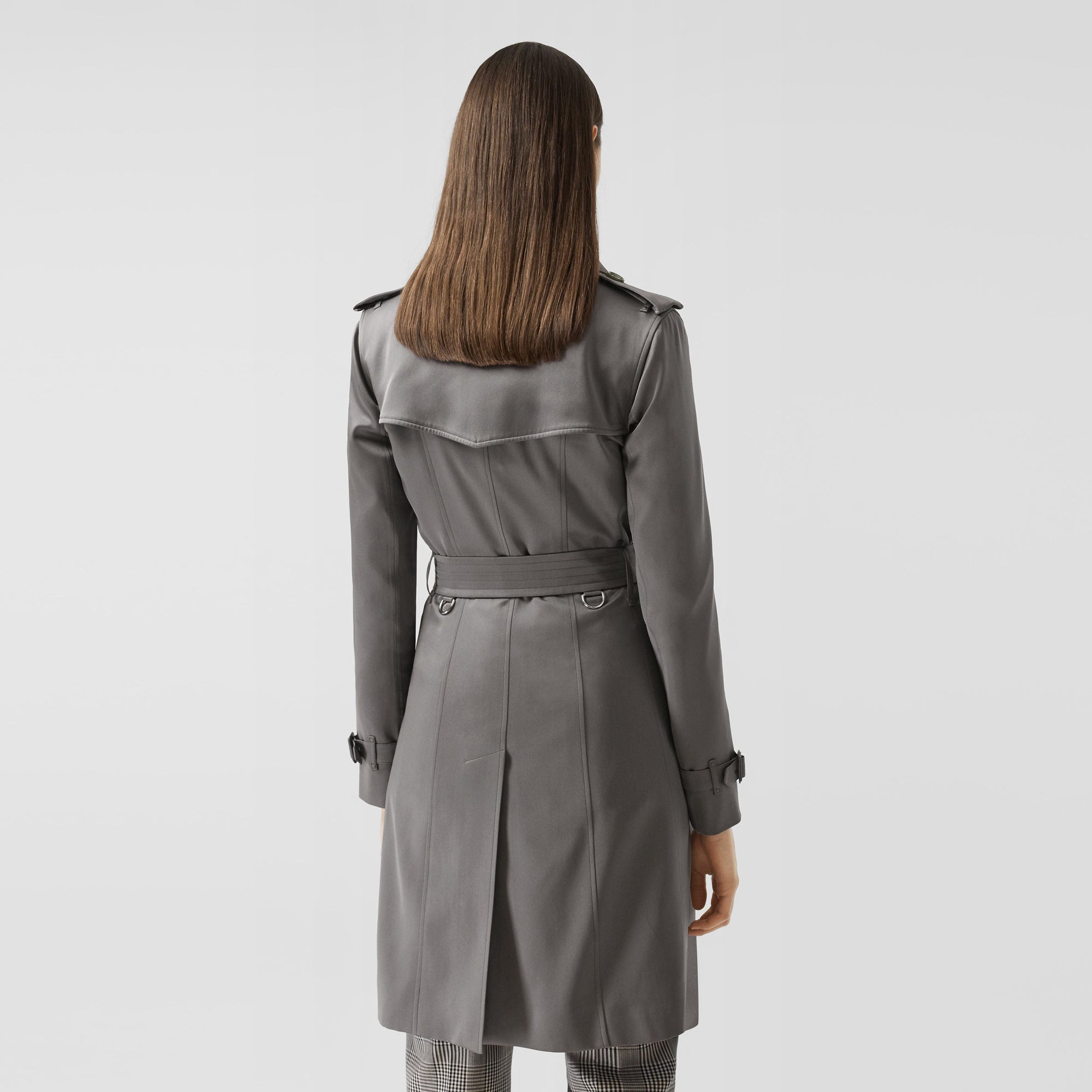Trench en soie - English Grey