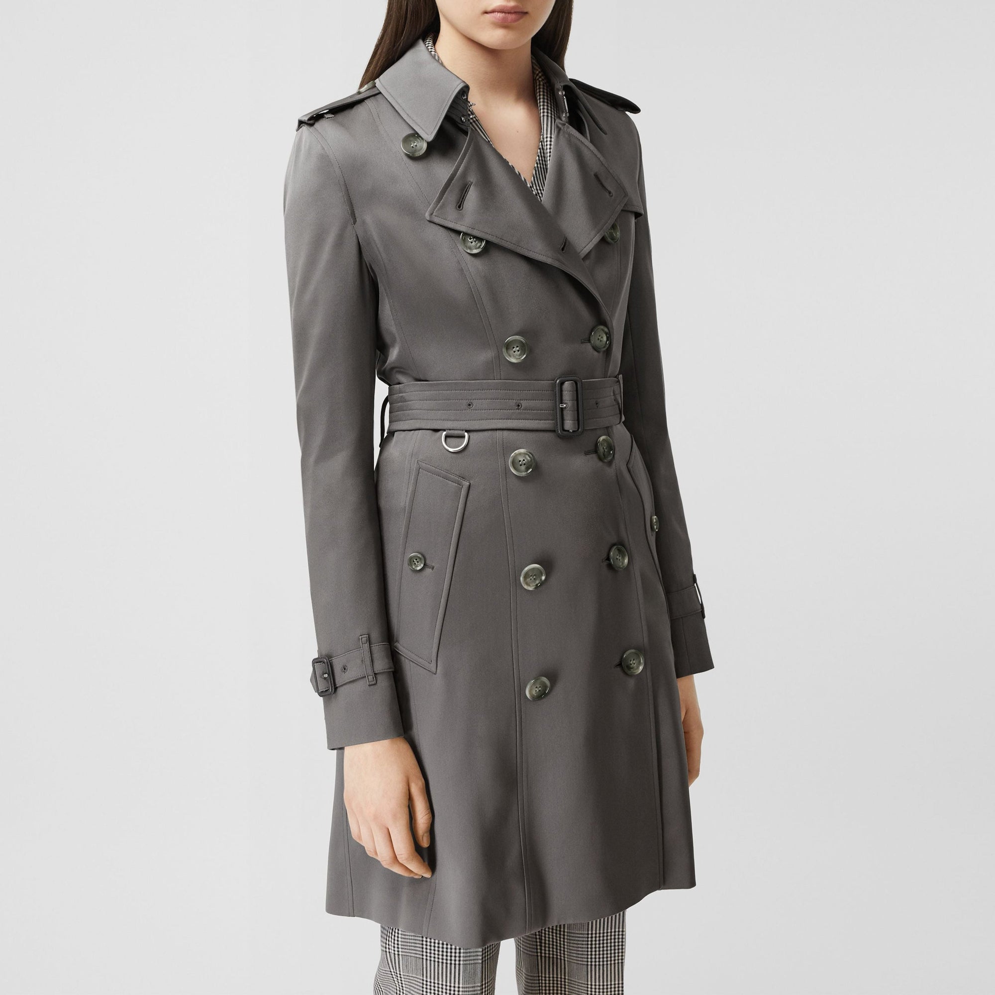 Trench en soie - English Grey