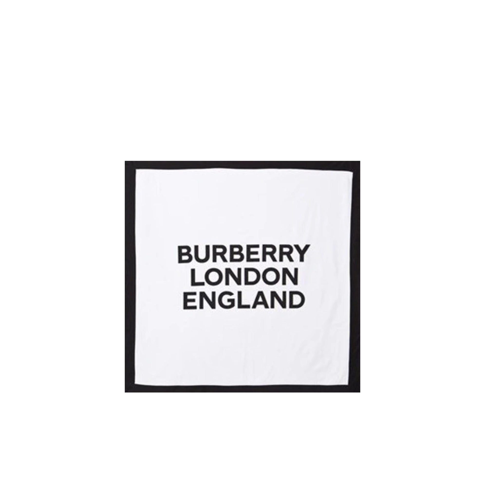 Couverture pour bébé en coton avec logo - White