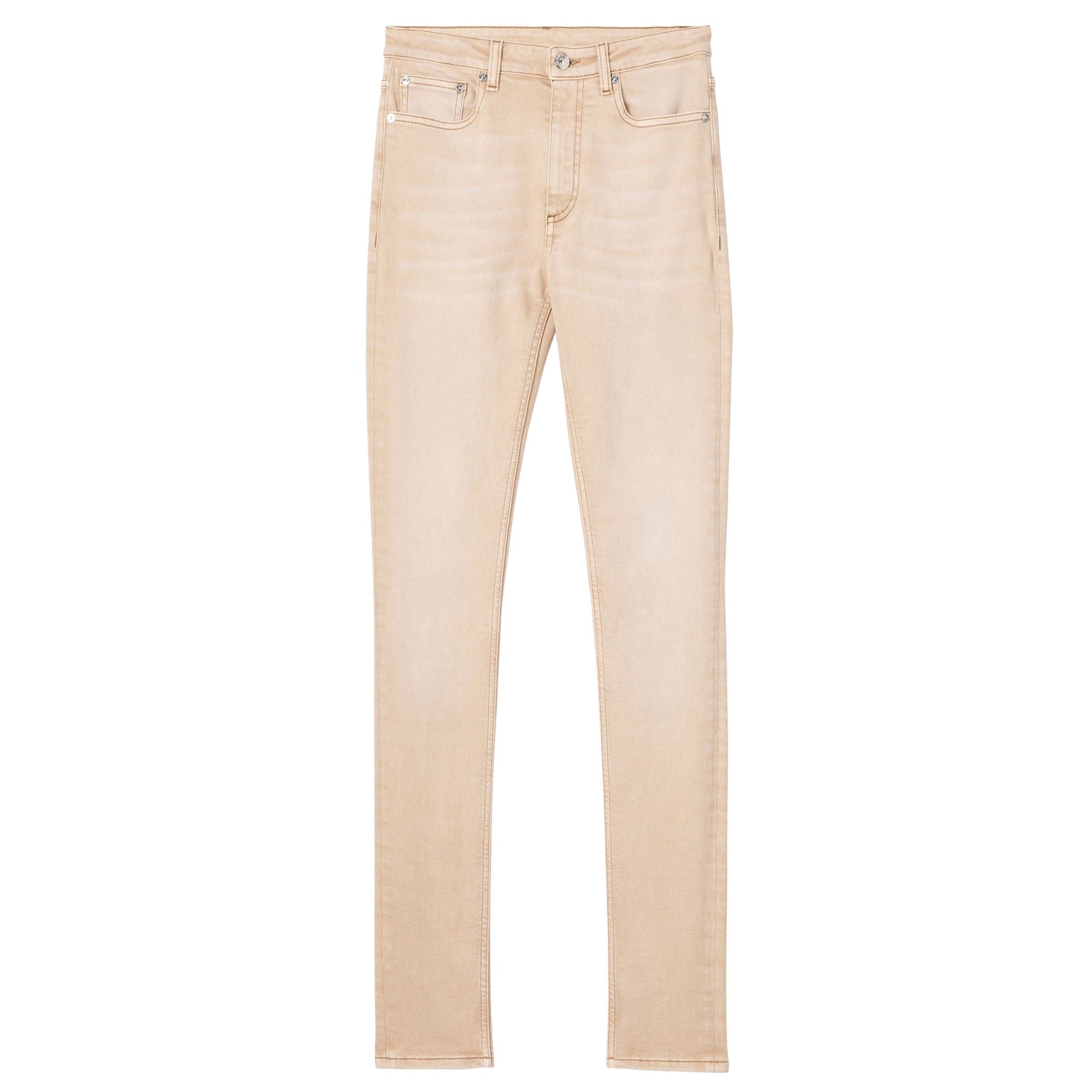 Jean skinny en denim japonais délavé - Honey