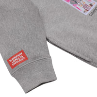 Robe pull en coton à imprimé personnage - Grey Melange