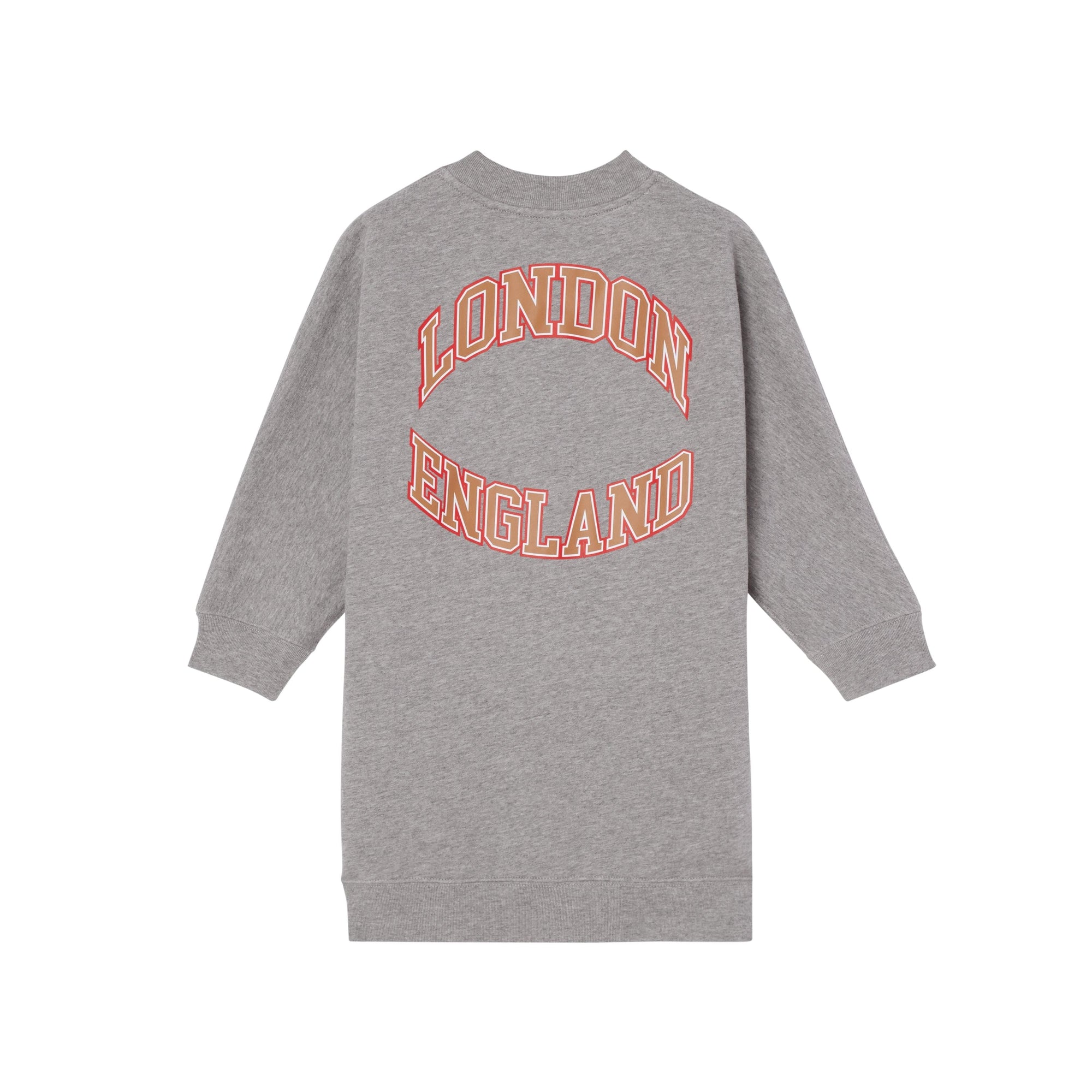 Robe pull en coton à imprimé personnage - Grey Melange