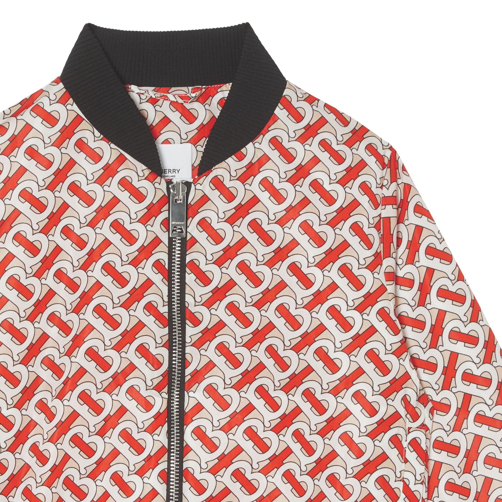 Bomber Monogram - Vermillion Red
