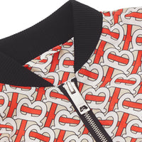 Bomber Monogram - Vermillion Red