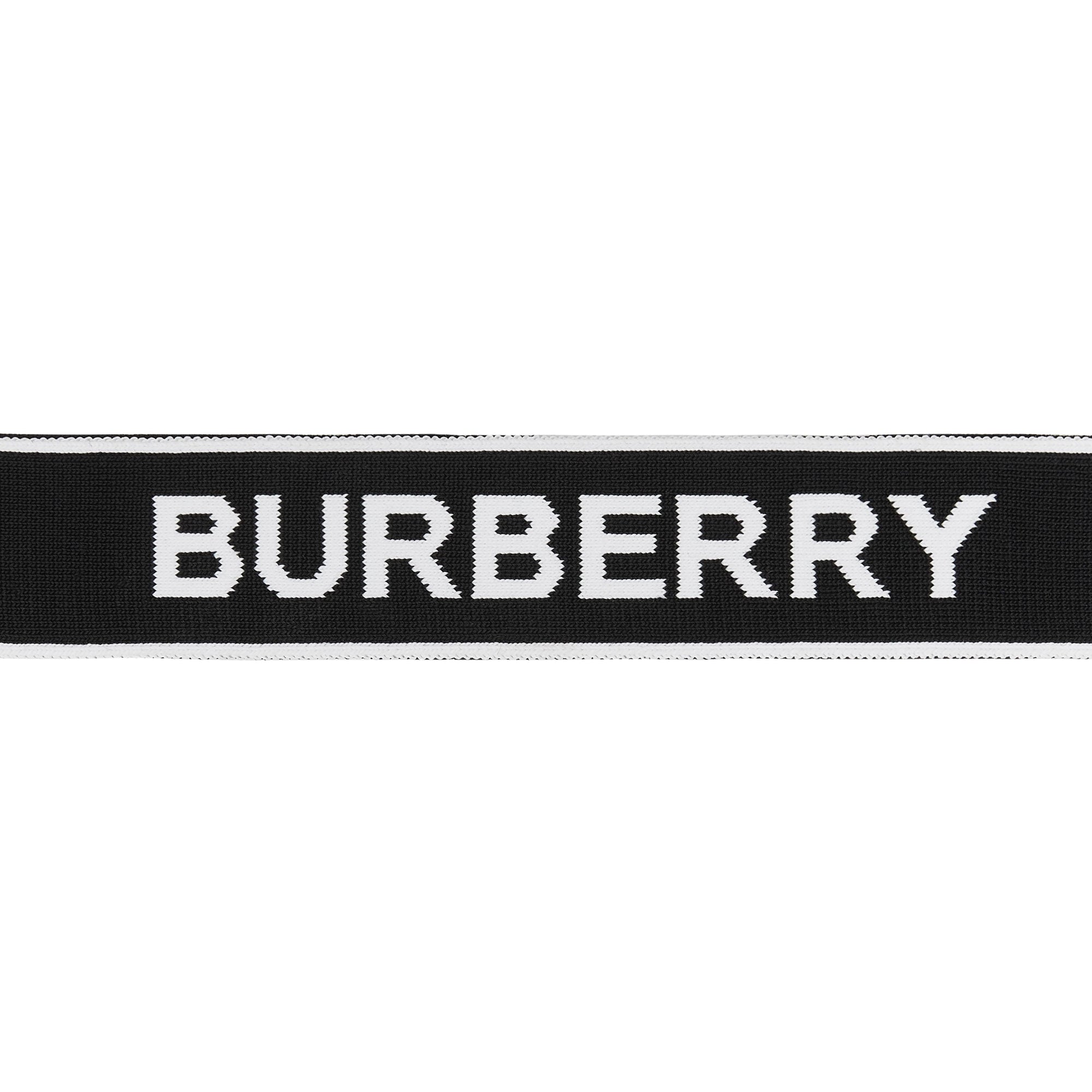 Bandeau à logo en jacquard - Black