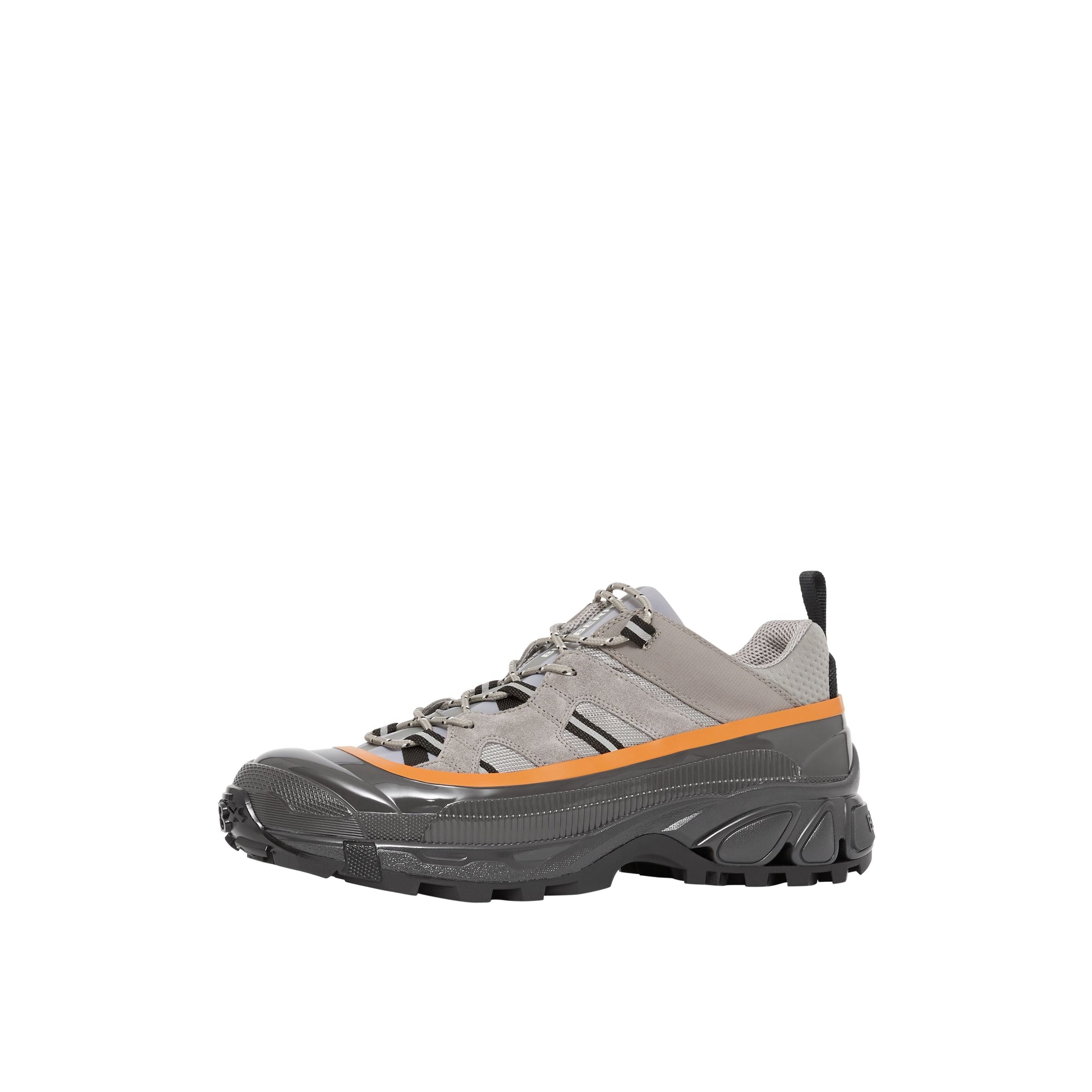 Sneakers Arthur en cuir velours et mesh - Grey