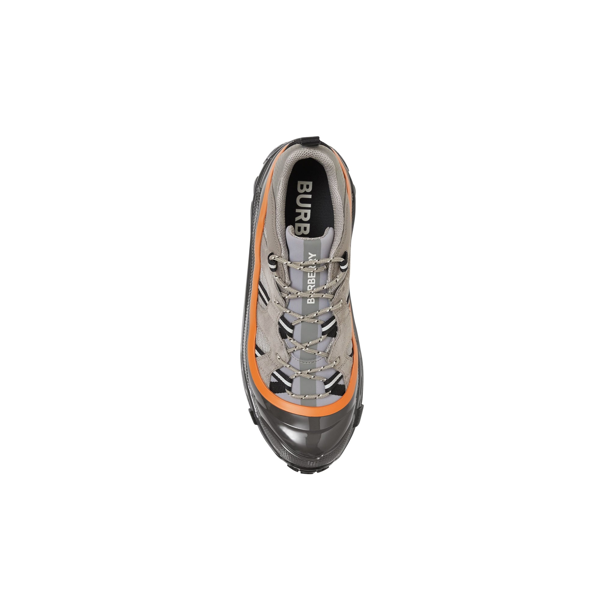 Sneakers Arthur en cuir velours et mesh - Grey