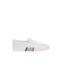 Sneakers sans lacets en cuir - Optic White
