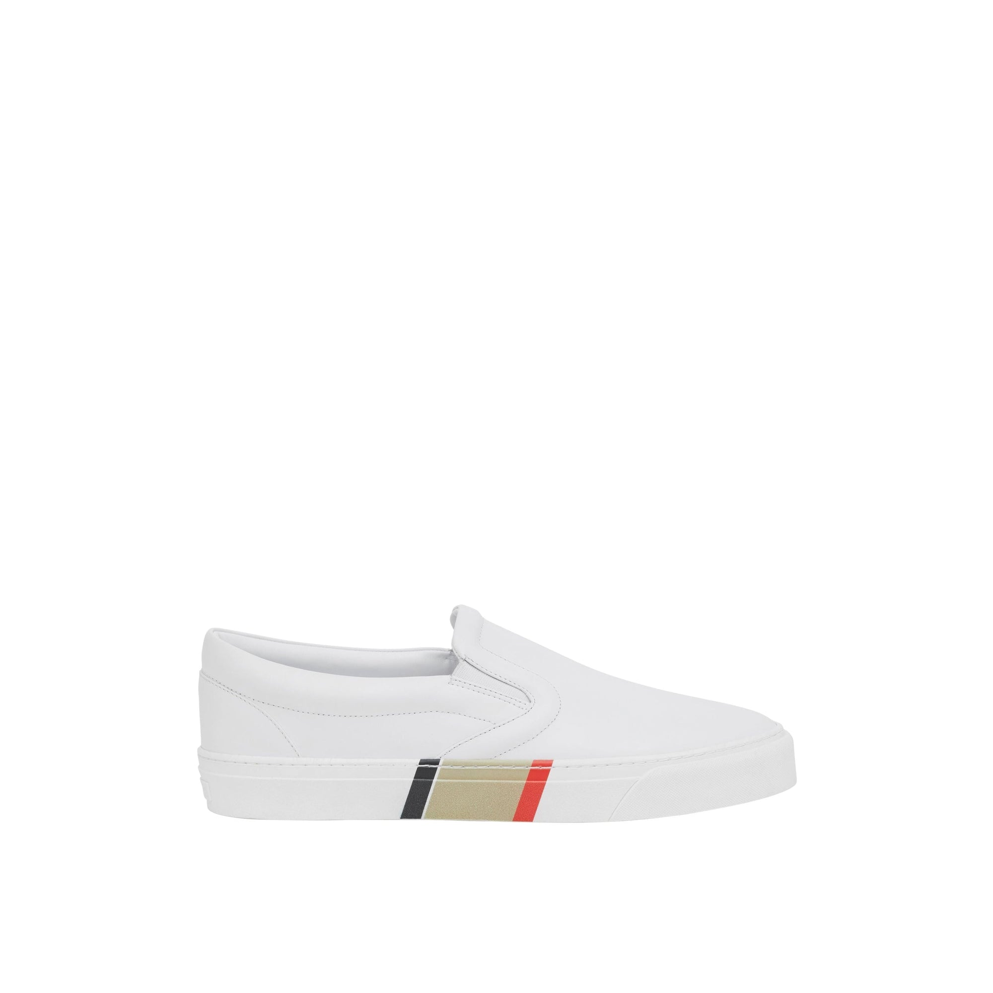 Sneakers sans lacets en cuir - Optic White
