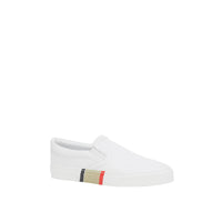 Sneakers sans lacets en cuir - Optic White