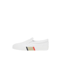 Sneakers sans lacets en cuir - Optic White