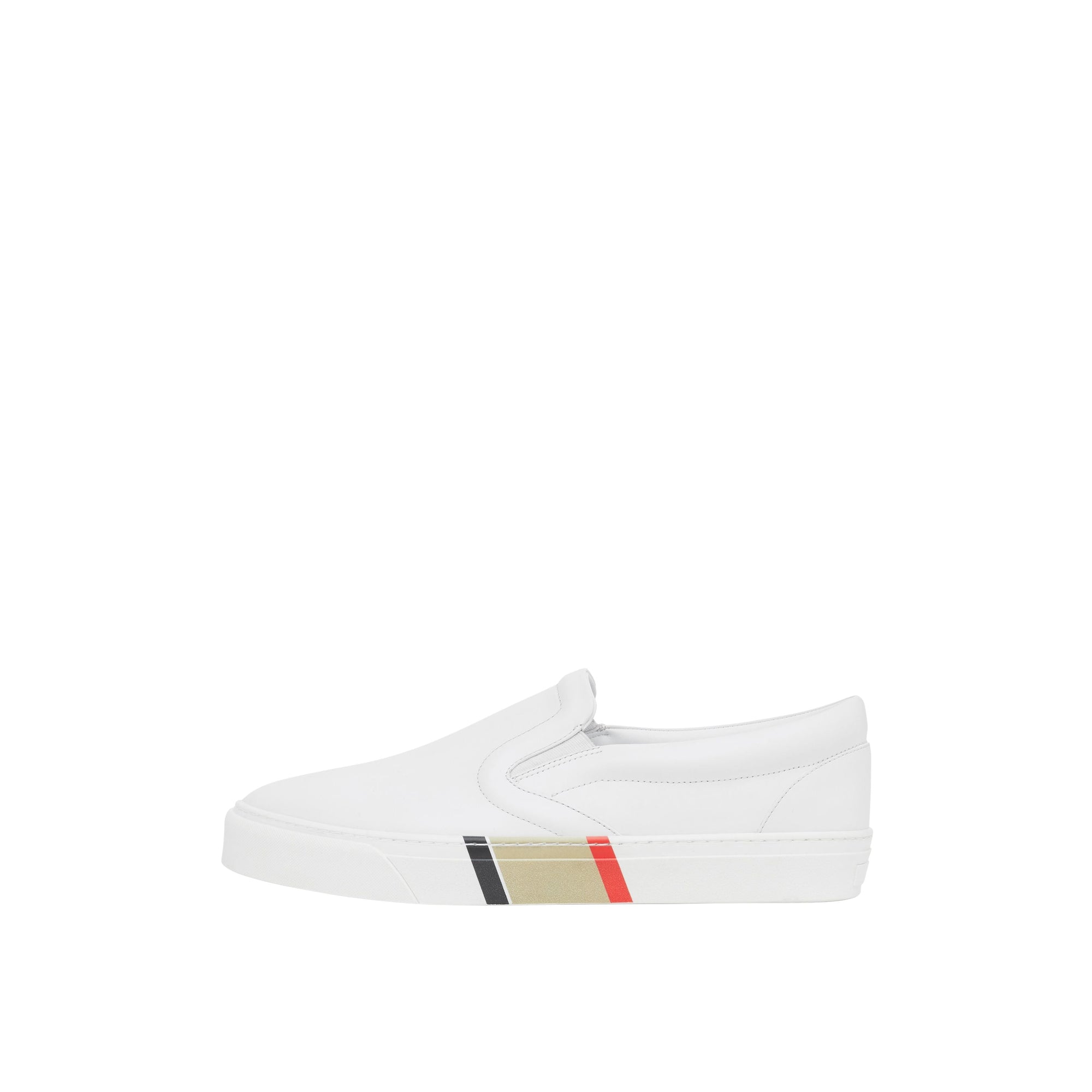 Sneakers sans lacets en cuir - Optic White