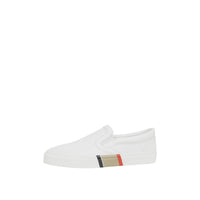 Sneakers sans lacets en cuir - Optic White
