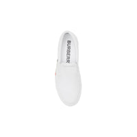 Sneakers sans lacets en cuir - Optic White