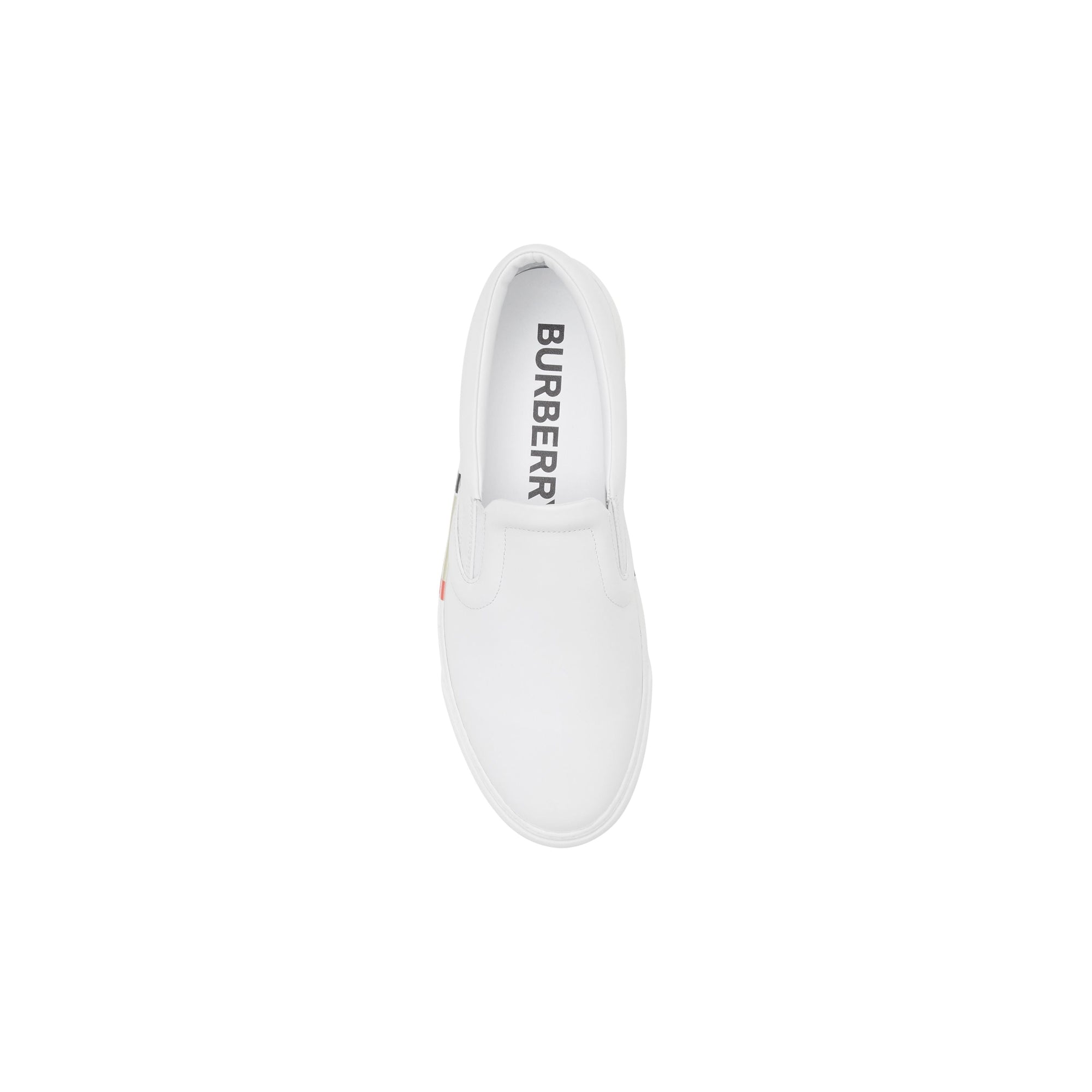 Sneakers sans lacets en cuir - Optic White