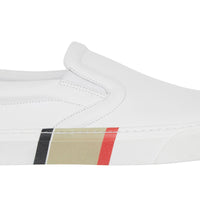 Sneakers sans lacets en cuir - Optic White
