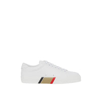 Sneakers en cuir à rayures - Optic White
