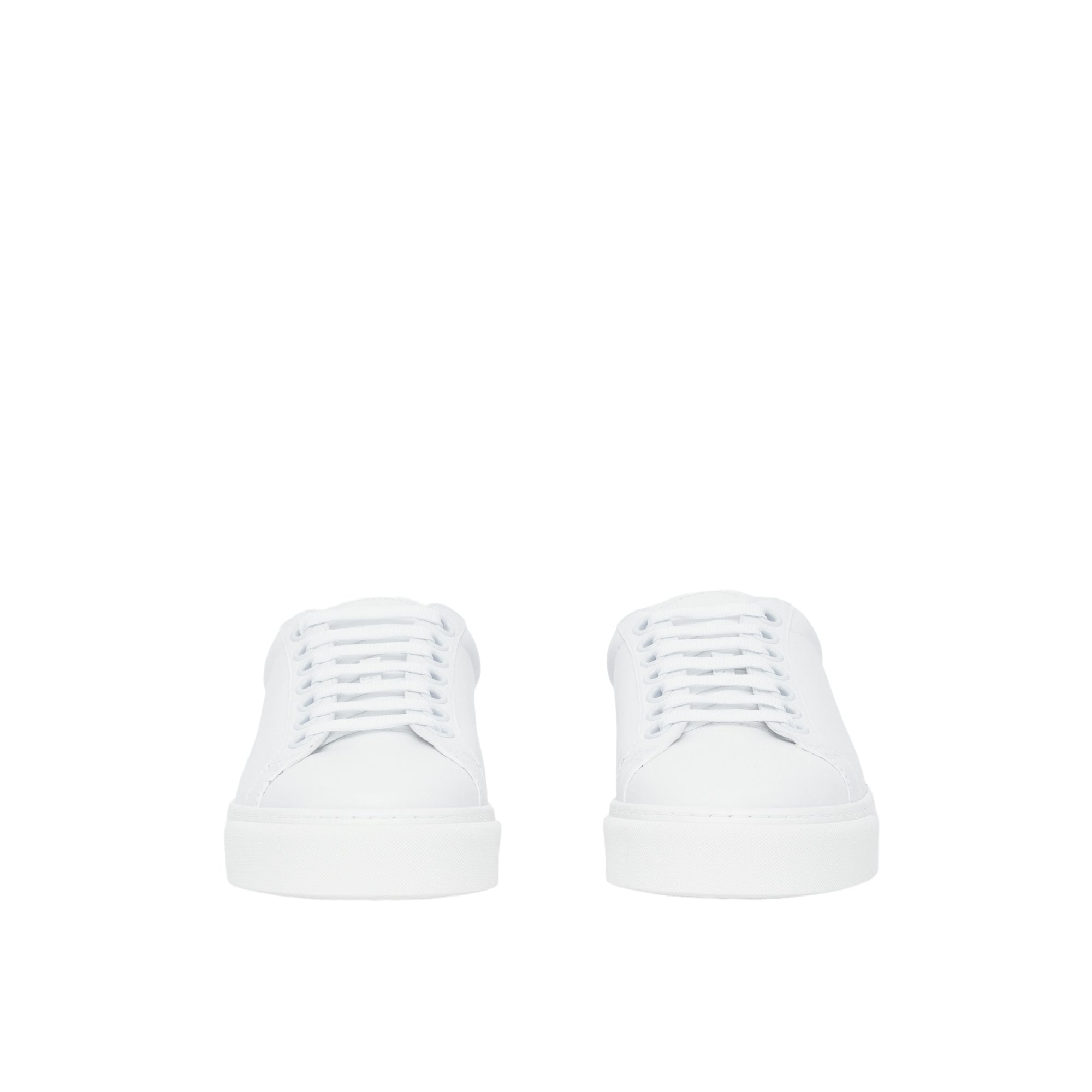 Sneakers en cuir à rayures - Optic White