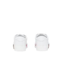 Sneakers en cuir à rayures - Optic White