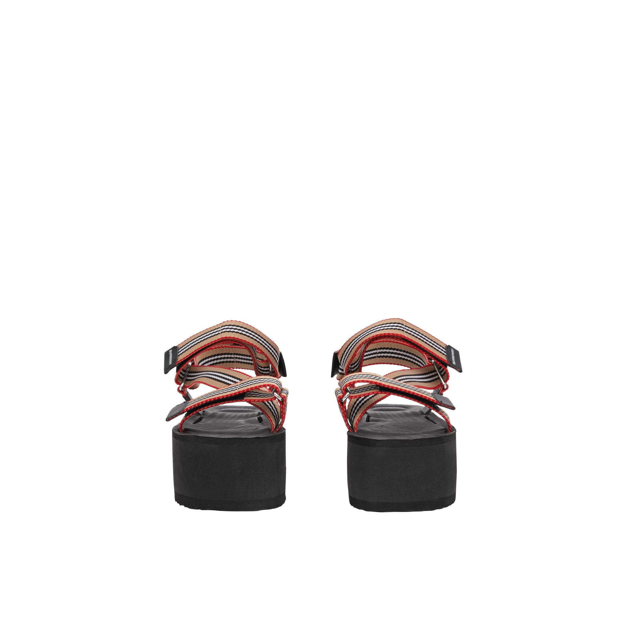 Sandales à plateforme en cuir - Archive Beige