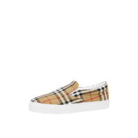 Sneakers sans lacets en coton tressé - Archive Beige