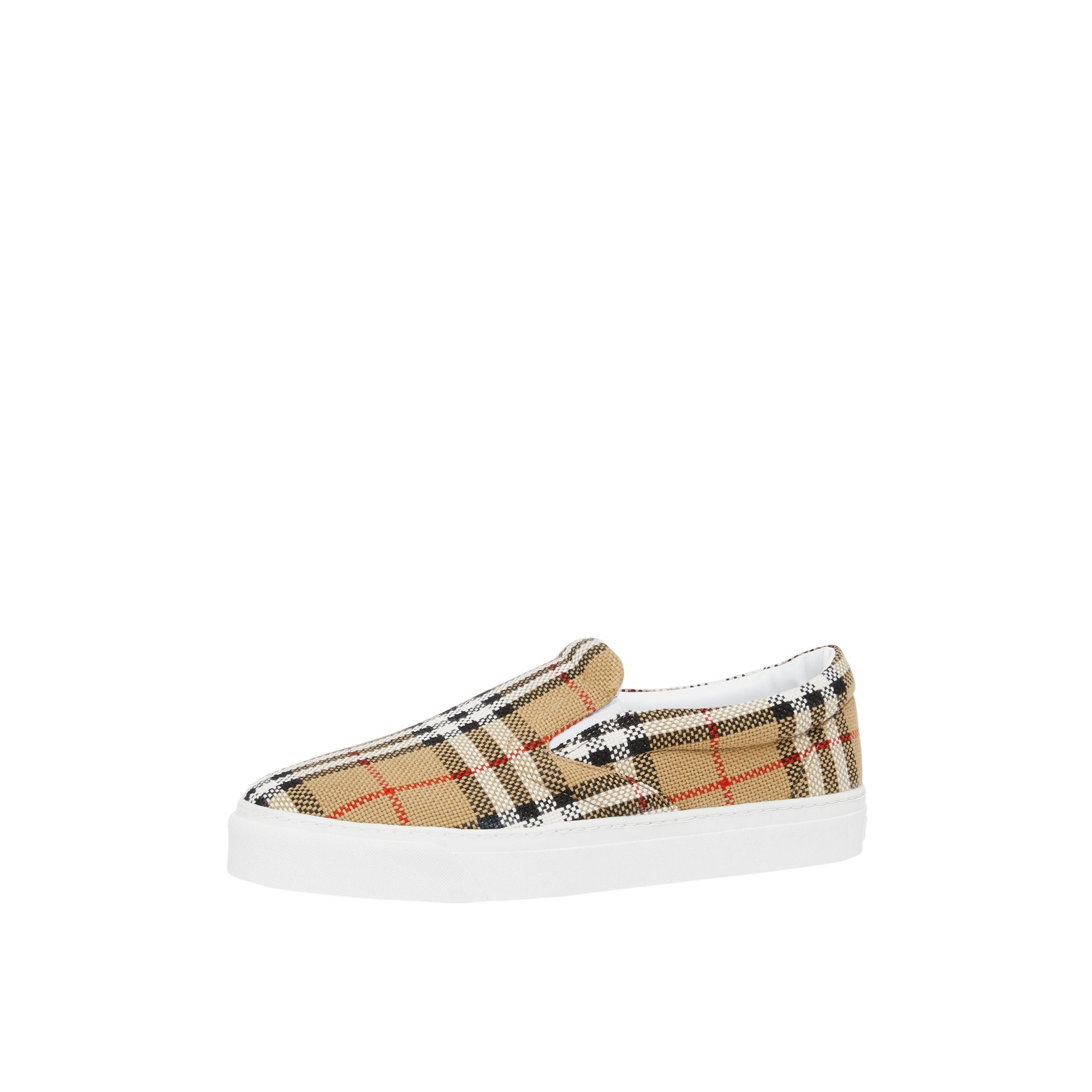 Sneakers sans lacets en coton tressé - Archive Beige