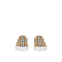 Sneakers sans lacets en coton tressé - Archive Beige